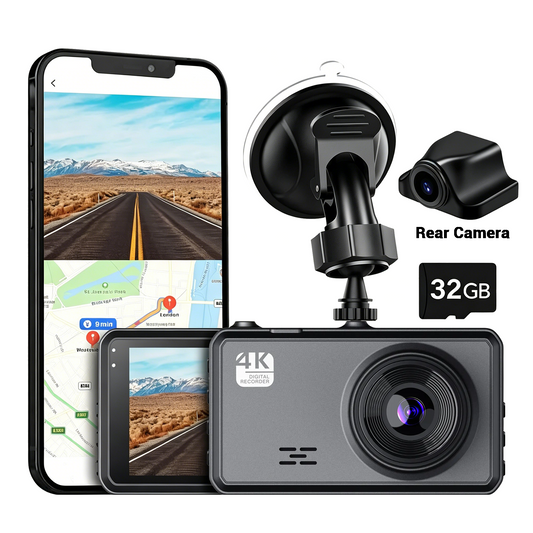Auralink 4K Full HD Smart Dash Cam