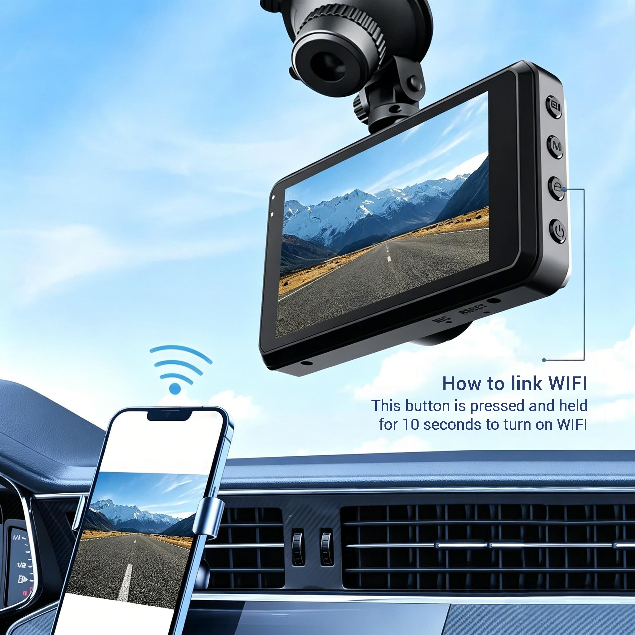 Auralink 4K Full HD Smart Dash Cam
