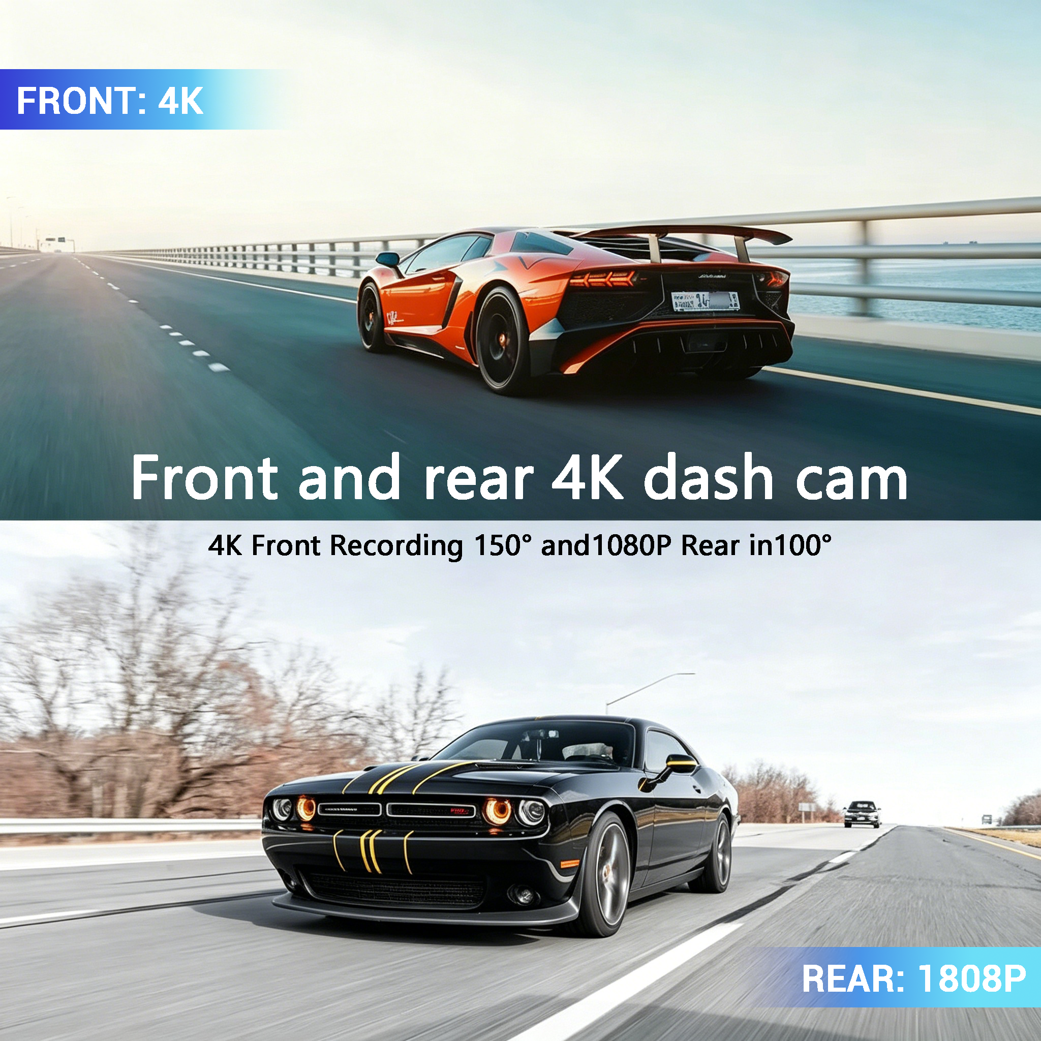 Auralink 4K Full HD Smart Dash Cam